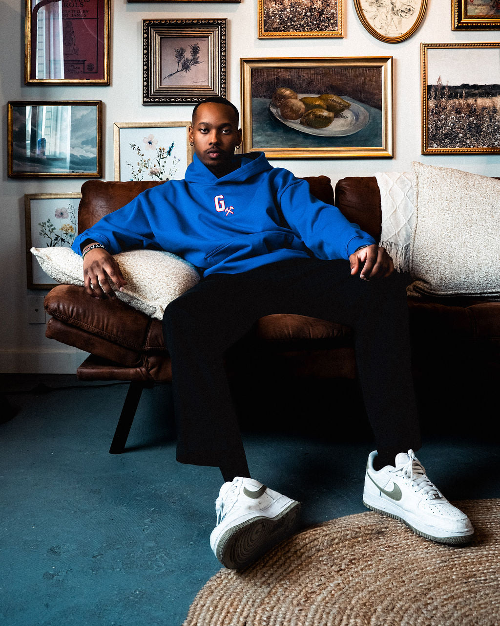 "THE GRIND" Pull-over Hoodie - BLUE